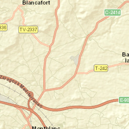 Blancafort Street Map