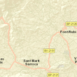 Sant Martí Sarroca Street Map