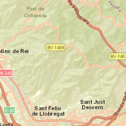 Esplugues de Llobregat Street Map