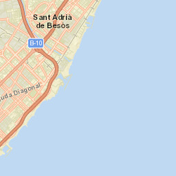 Sant Adrià de Besòs Street Map