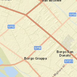 Borgo Grappa Street Map
