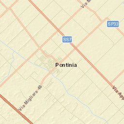 Pontinia Street Map