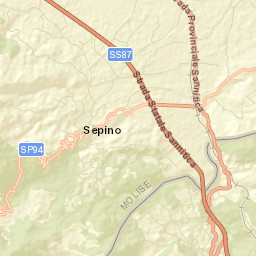Sepino Street Map