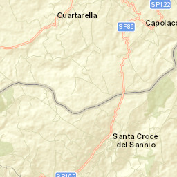 Santa Croce del Sannio Street Map