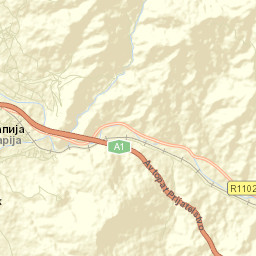 Demir Kapija Street Map