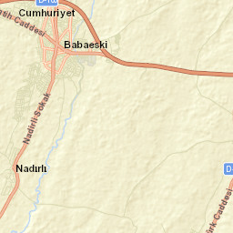 Babaeski Street Map