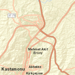 Kastamonu Street Map