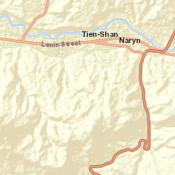 Naryn Street Map