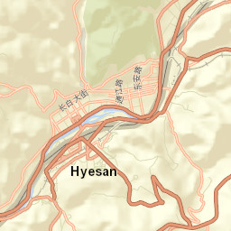 Hyesan Street Map