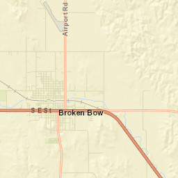 431 S 10th Ave Broken Bow NE Street Map