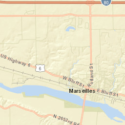 East 2425th Road Marseilles IL 61341 Street Map