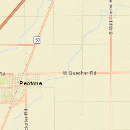 Peotone Street Map