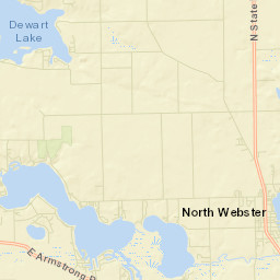 North Webster Street Map
