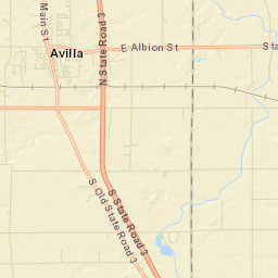 Avilla Street Map