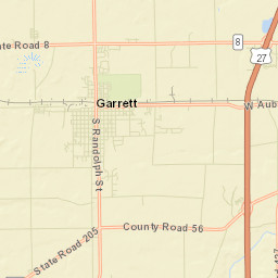 Garrett Street Map