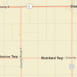 McClure Ohio Street Map