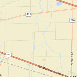 Green Creek Ohio Street Map