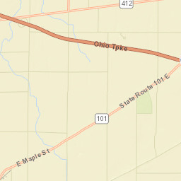 Wales Corners Ohio Street Map