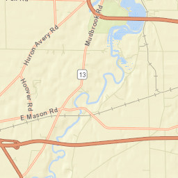 North Milan Ohio Street Map