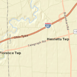 Henrietta Ohio Street Map