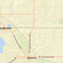 Geauga Lake Ohio Street Map