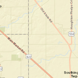 Herner Corners Ohio Street Map