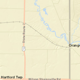 Orangeville Ohio Street Map