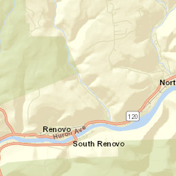 Renovo Street Map
