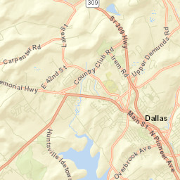Shavertown Street Map