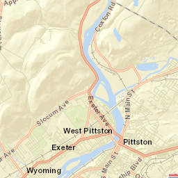Pittston Street Map
