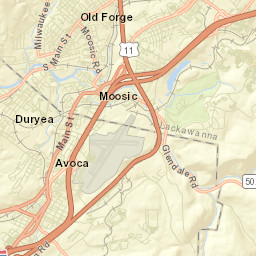 Duryea Street Map