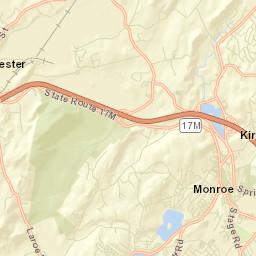 Smiths Clove New York Street Map