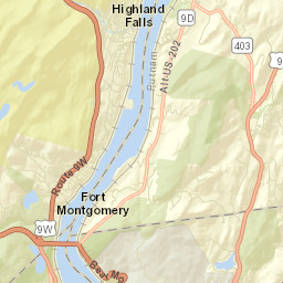 Manitou New York Street Map