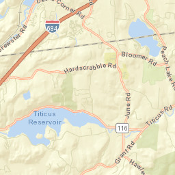 Salem Center New York Street Map