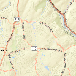 White Hills Connecticut Street Map
