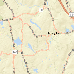 Winthrop Connecticut Street Map