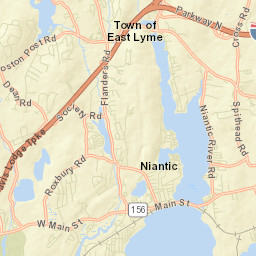 Sandy Point Connecticut Street Map