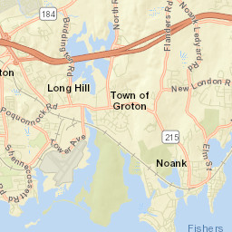 West Mystic Connecticut Street Map