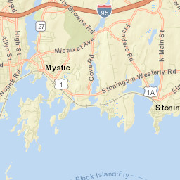 Stonington Connecticut Street Map