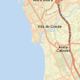 Árvore Street Map