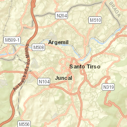 Santo Tirso Street Map
