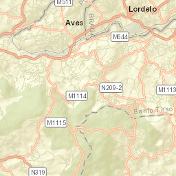 Rebordões Street Map