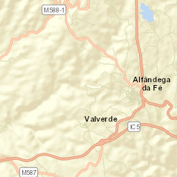 Alfândega da Fé Street Map