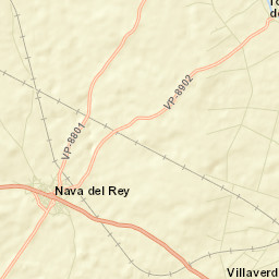 Nava del Rey Street Map