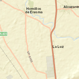 Alcazarén Street Map