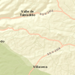 Valle de Tabladillo Street Map