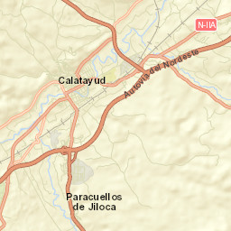Paracuellos de Jiloca Street Map