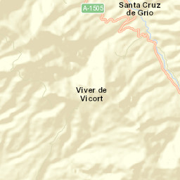 Santa Cruz de Grío Street Map