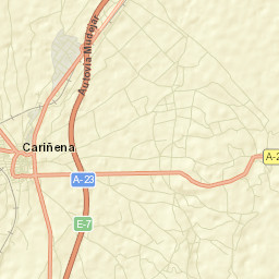 Cariñena Street Map