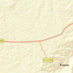 Tosos Street Map